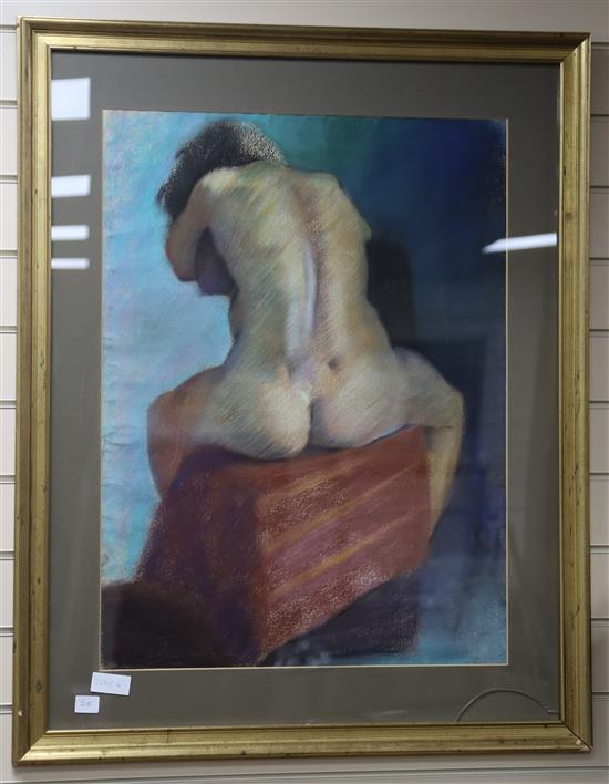 Graham Radley Nude from back 74 x 55cm